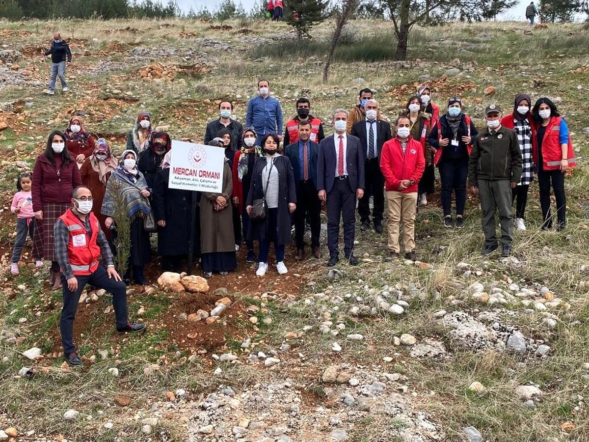 Adıyaman\'da Mercan Hatıra Ormanı oluşturuldu