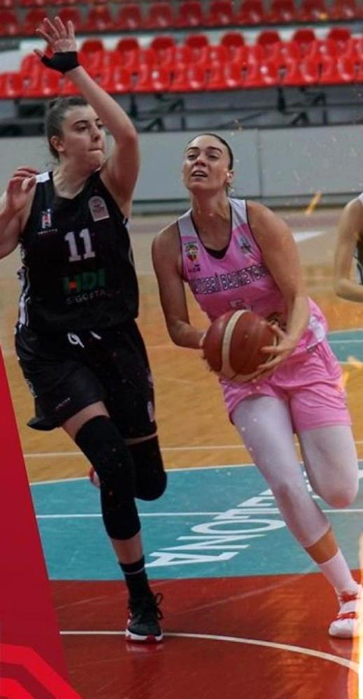 Bellona Kayseri Basketbol\'da 3 oyuncu çift haneli sayılara ulaştı