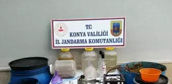 Jandarma'dan sahte alkol üretimine suçüstü