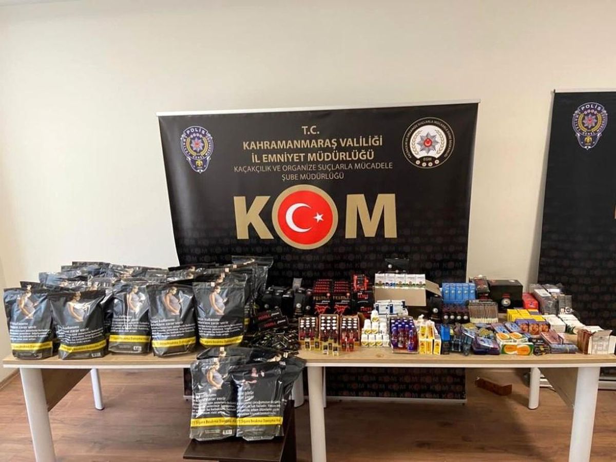 Kahramanmaraş\'ta kaçakçılık operasyonu