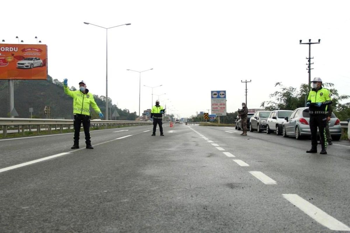 Ordu\'da trafiğe sıkı kontrol