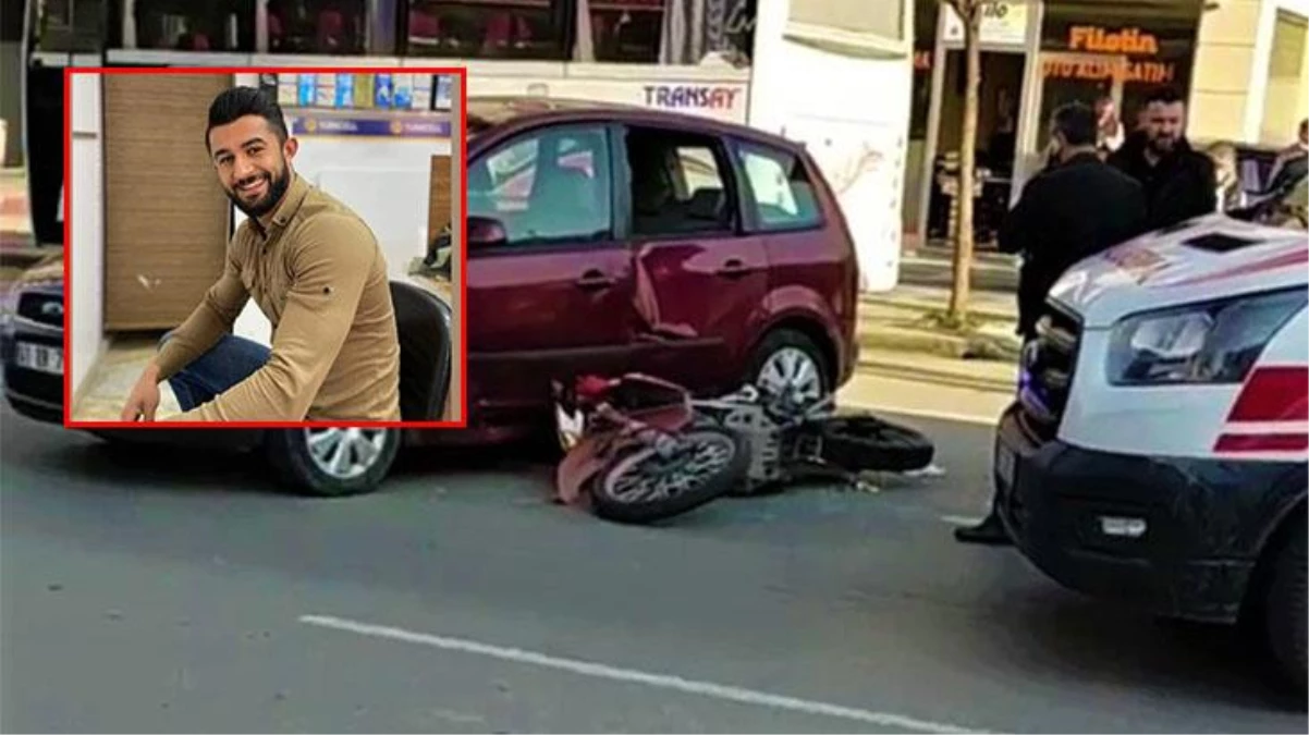 Otomobile çarpmamak için ani manevra yapan motosiklet sürücüsü yaşamını yitirdi