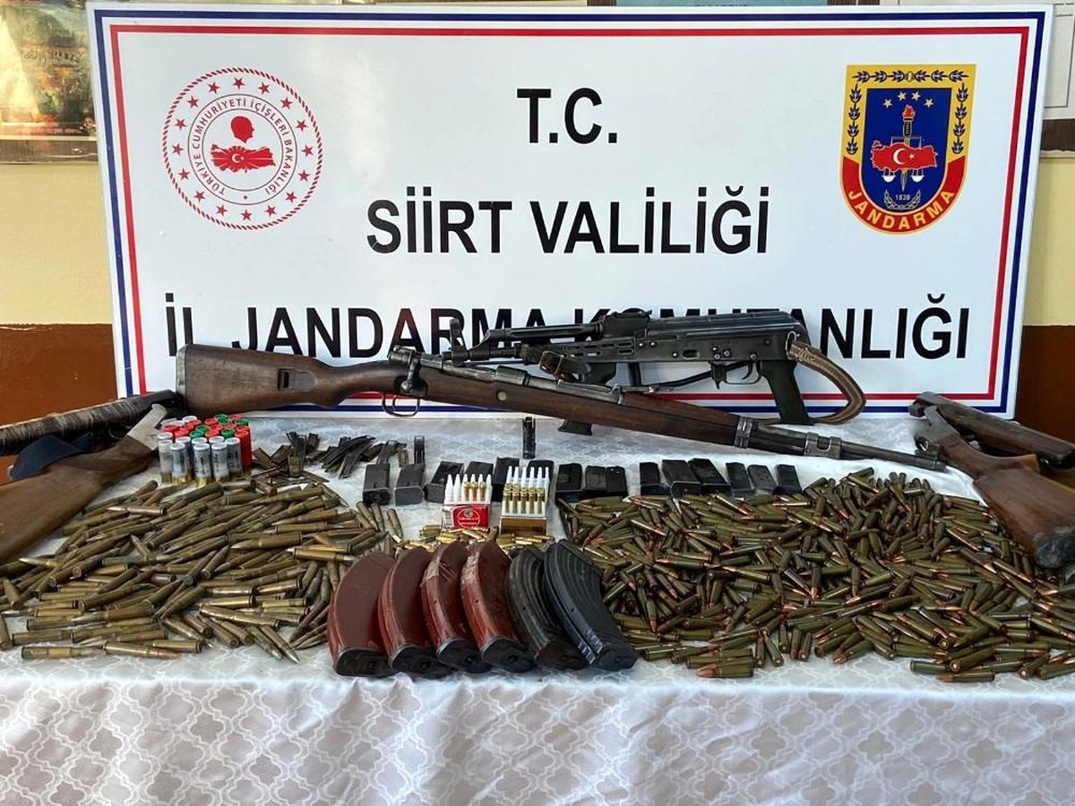Siirt\'te silah kaçakçılarına operasyon: 3 kişi yakalandı