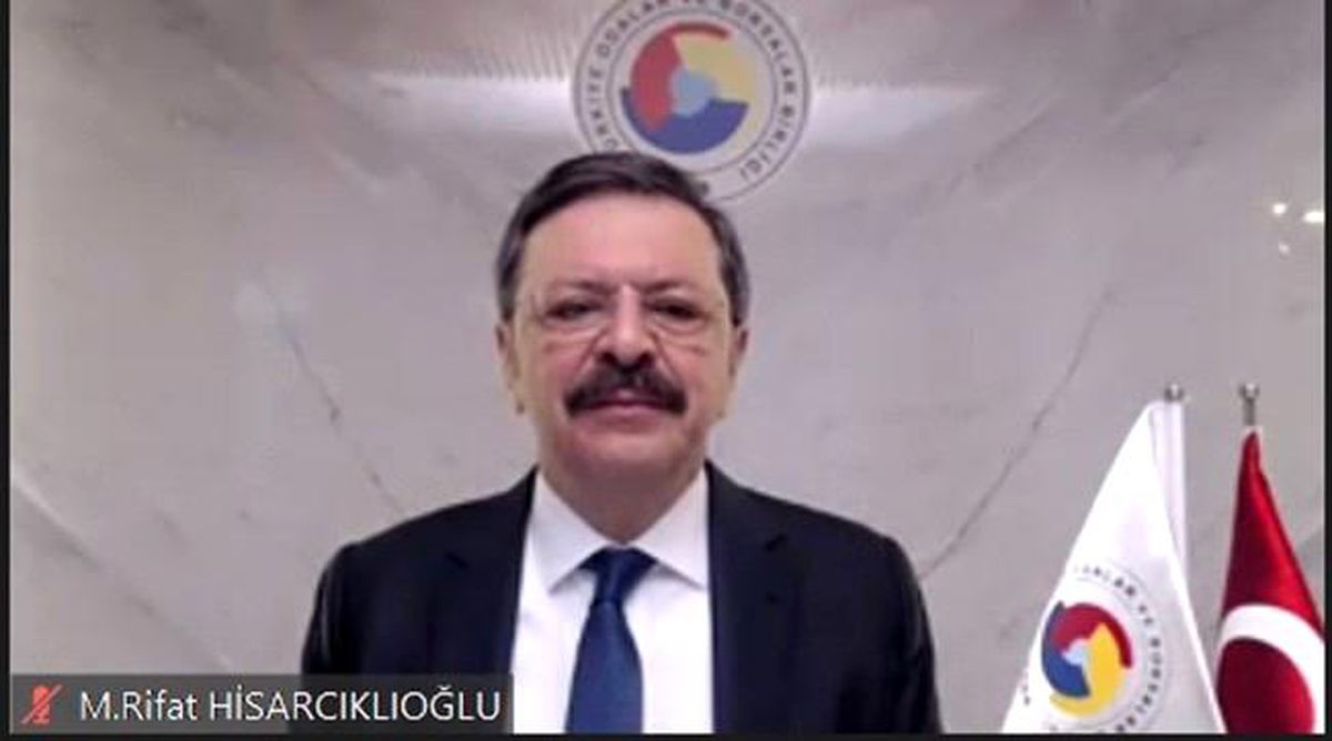 TOBB Başkanı Hisarcıklıoğlu: "AB Yeşil Mutabakatı\'na uygun bir dönüşüm gündemine ihtiyacımız var"