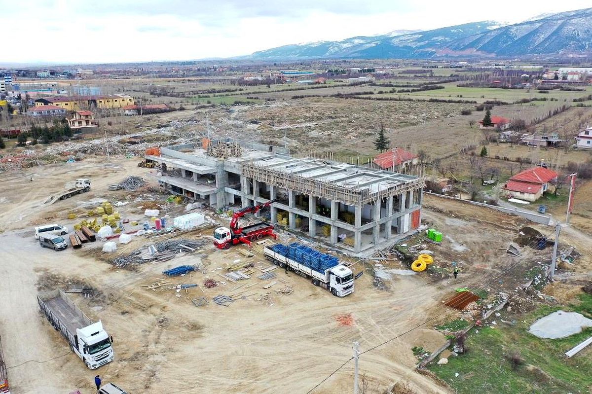 Son dakika haberi | Yeni Akşehir Otogarı hızla yükseliyor