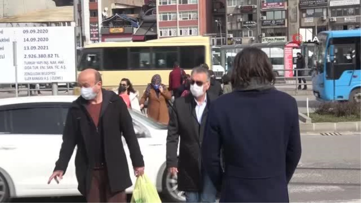 Zonguldak\'ta maskeyle geçen bir yılda 39 bin pozitif vaka