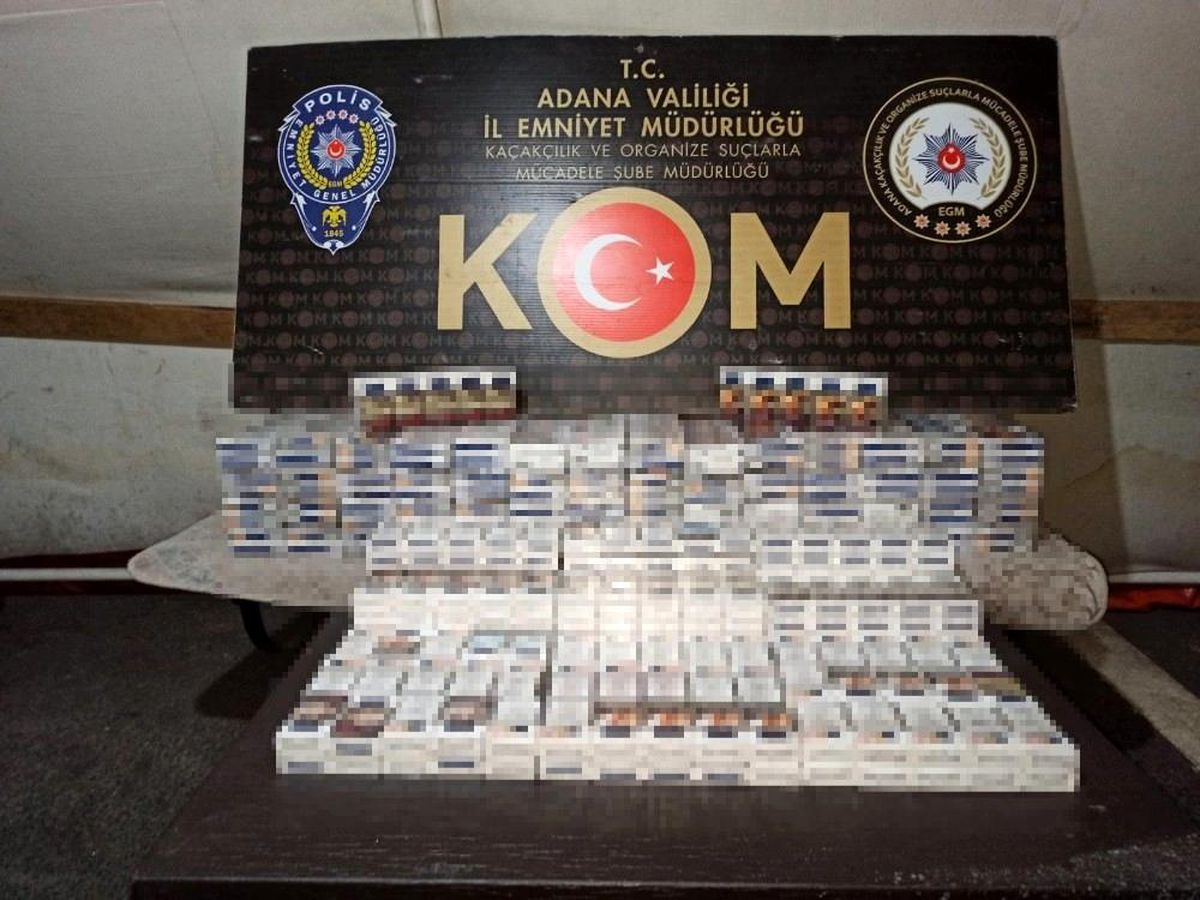 Adana\'da kaçakçılık operasyonu
