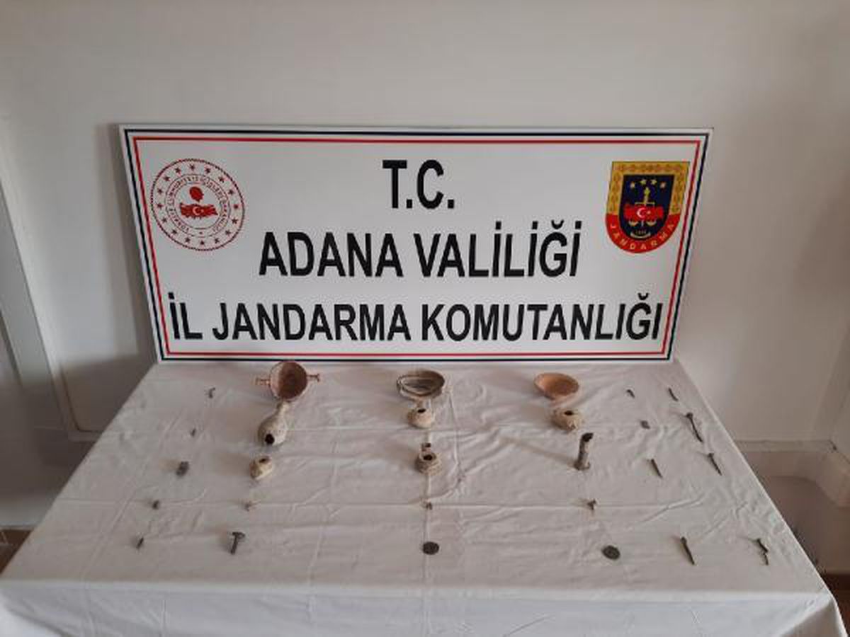 Son dakika haberleri: Adana\'da tarihi eser operasyonu: 2 gözaltı