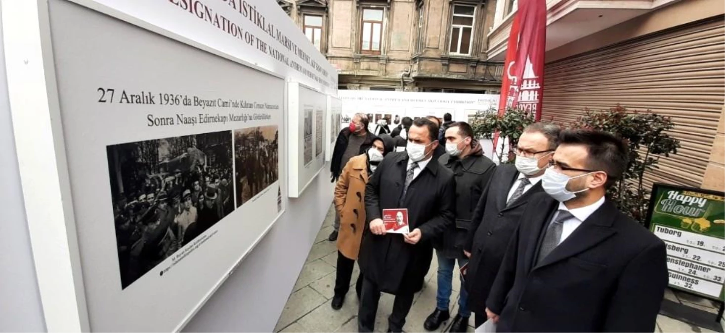 Beyoğlu\'nda İstiklal Marşı\'nın kabulü ve Mehmet Akif sergisi