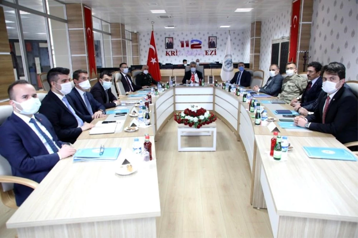 Vali Mehmet Makas başkanlığında toplantılar düzenlendi