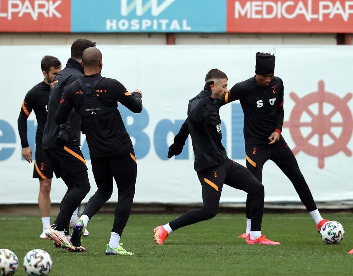 Galatasaray, Kayserispor maçının hazırlıklarını sürdürdü