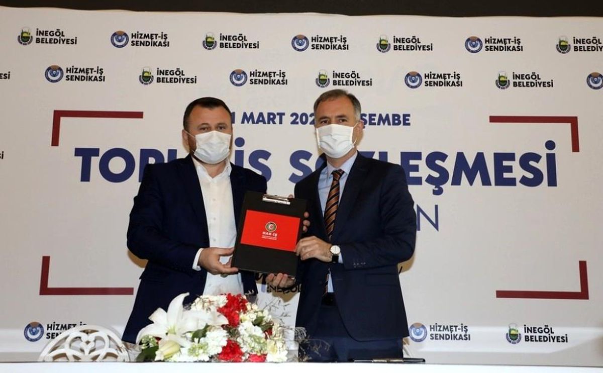 İnegöl\'de toplu sözleşme sevinci