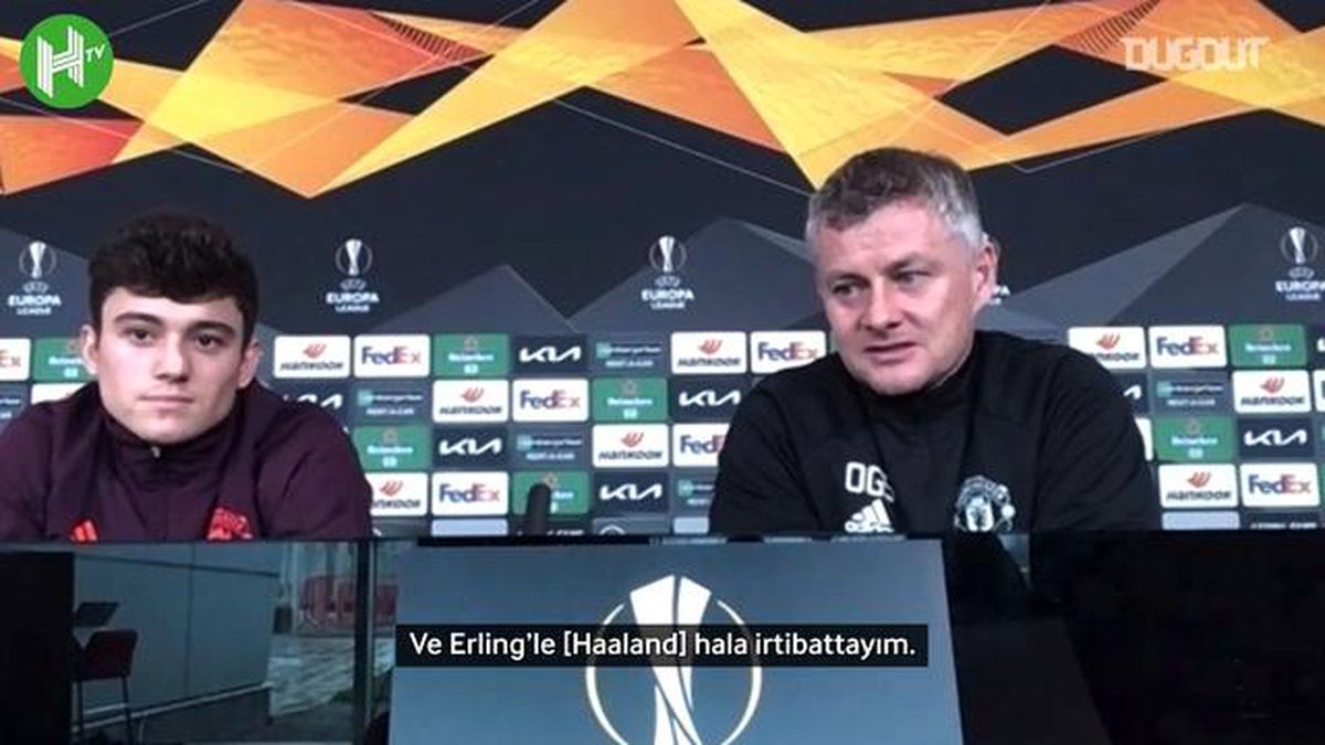 Ole Gunnar Solskjær: Haaland Dortmund oyuncusu ve biz onun orada iyi olmasını diliyoruz.