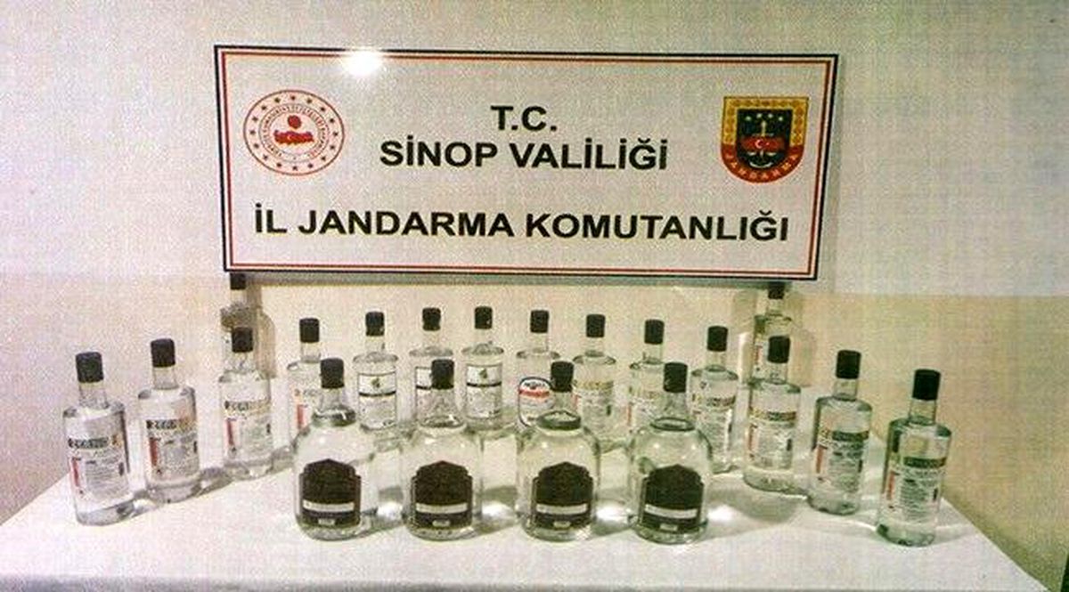 Son dakika: Sinop\'ta 24 litre etil alkol ele geçirildi