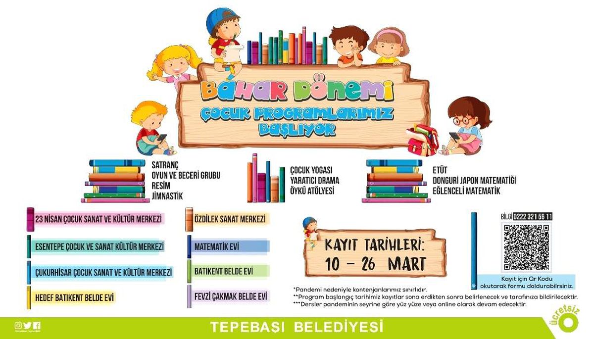 Çocuk programlarını Tepebaşı Belediyesi başlatıyor