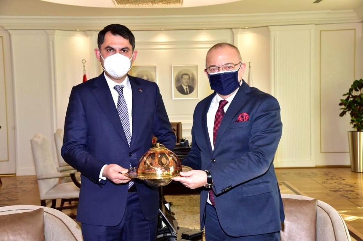 Son dakika... Başkan Ergün, Bakan Kurum\'u ziyaret etti
