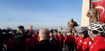 Büyükçekmeceli bisikletçiler Çanakkale şehitleri için yola çıktı