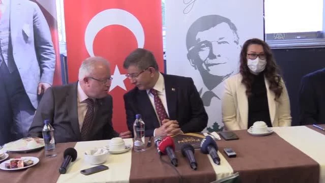 ÇANAKKALE - Gelecek Partisi Genel Başkanı Davutoğlu