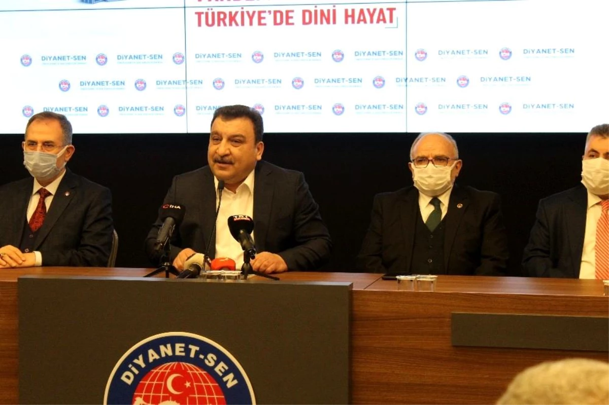 Diyanet-Sen\'den "Pandemi Sürecinde Türkiye\'de Dini Hayat" raporu