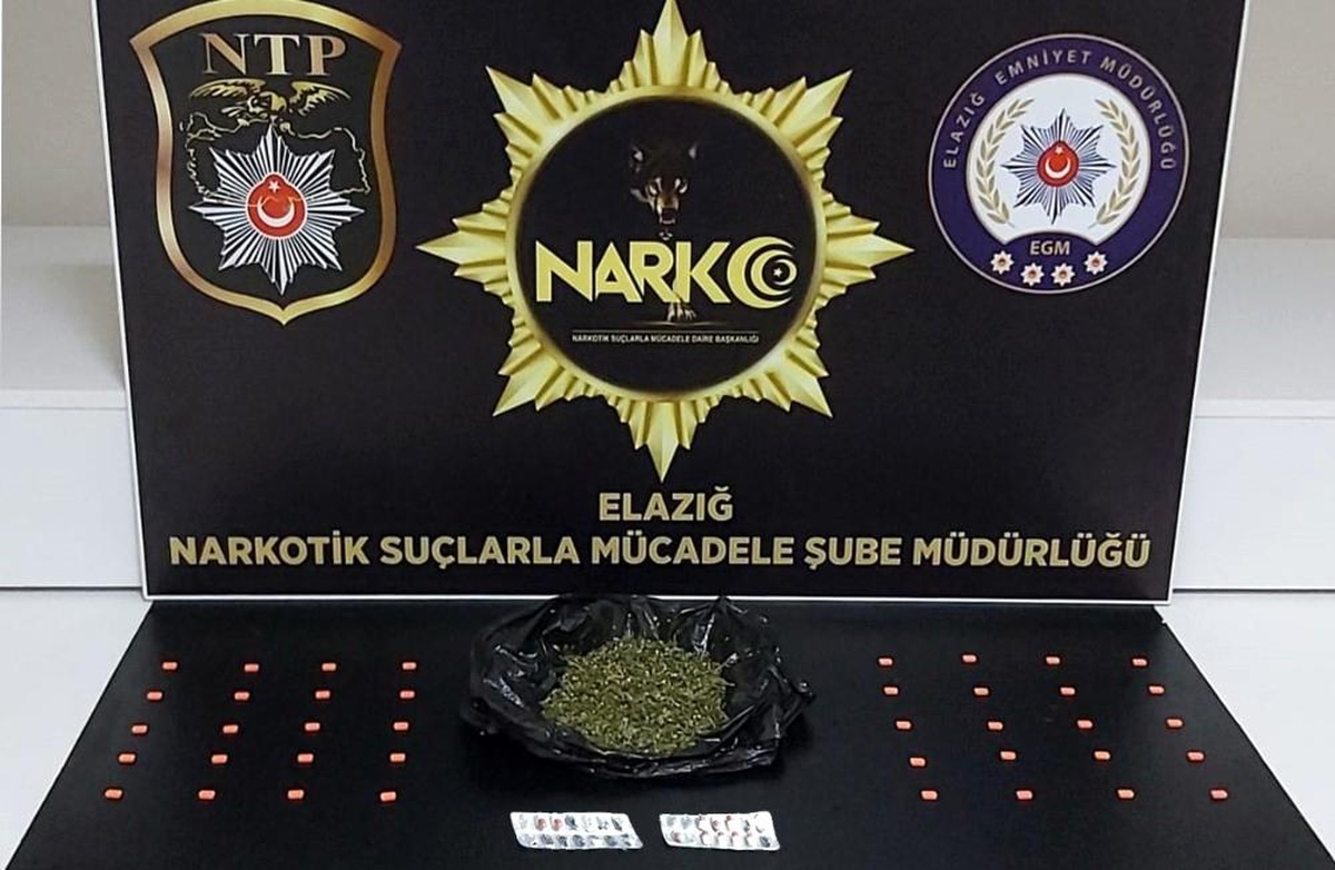 Elazığ\'da uyuşturucu taciri 3 şüpheli tutuklandı