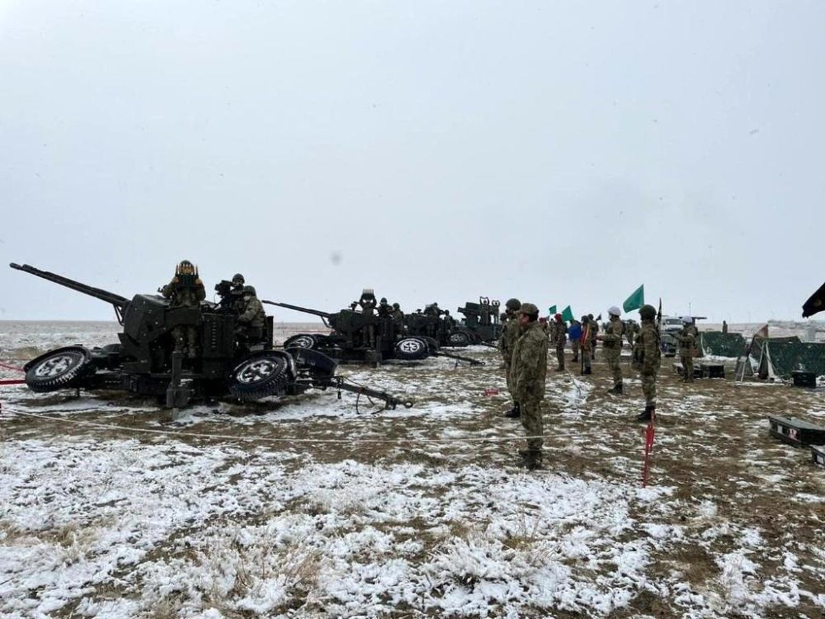 Hava savunma silahları ile kara hedeflerine atışlar gerçekleştirildi