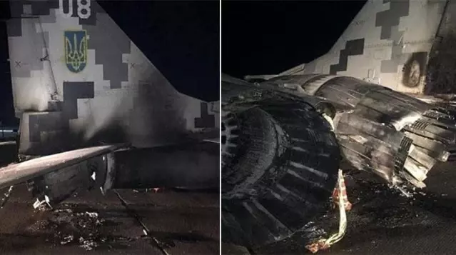 alkoll� subay, arabas�yla sava� u�a��na �arpt�