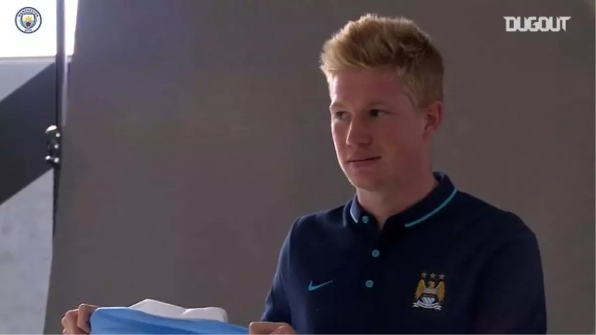 Kevin De Bruyne\'nin Manchester City\'deki İlk Günü