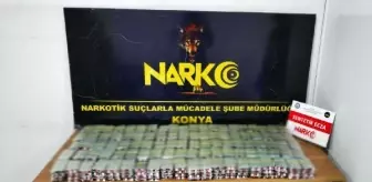 Son dakika haberi... Konya'da 11 bin uyuşturucu hap ele geçirildi; 3 gözaltı