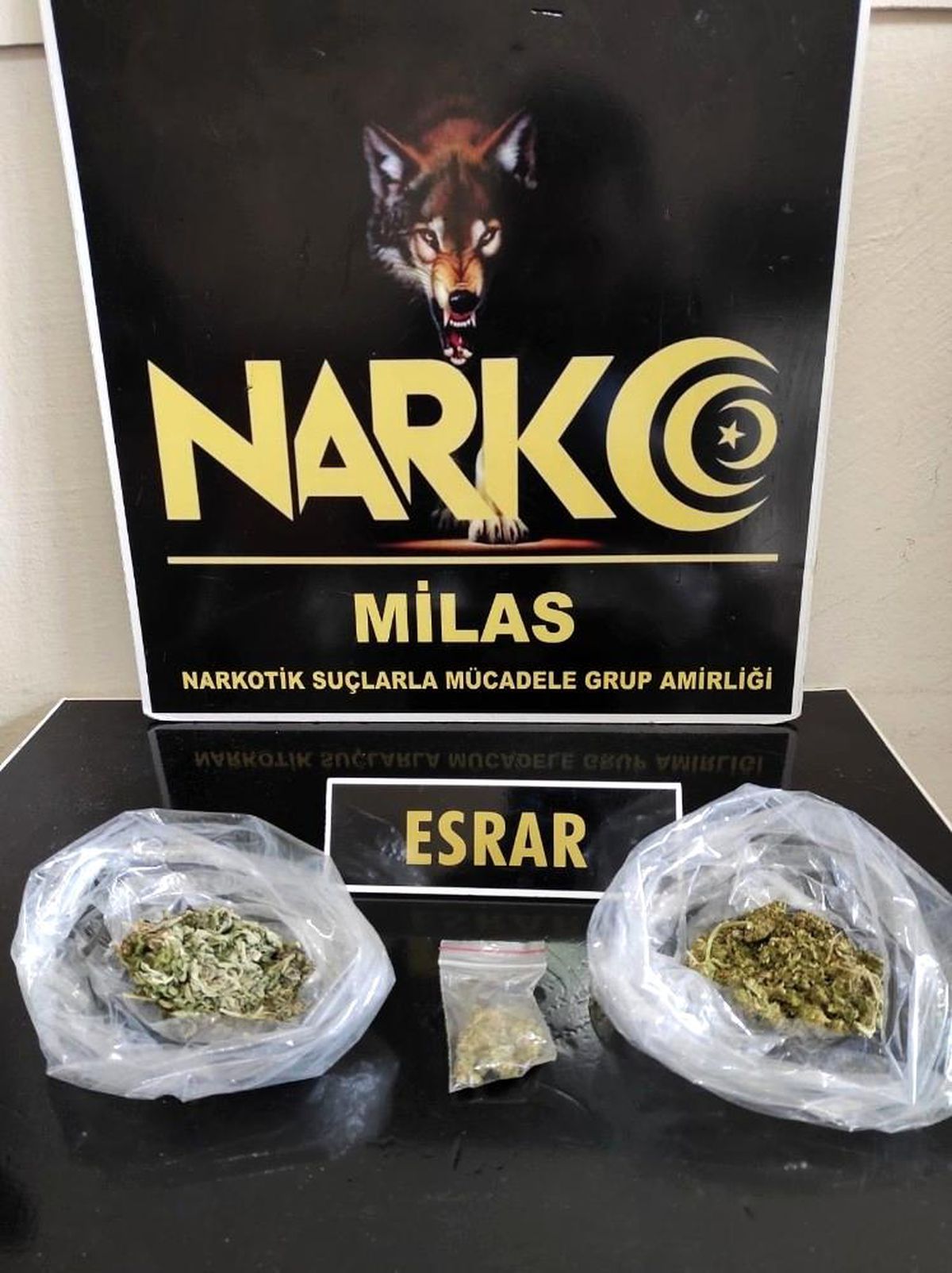 Milas\'ta durdurulan araçtan uyuşturucu çıktı