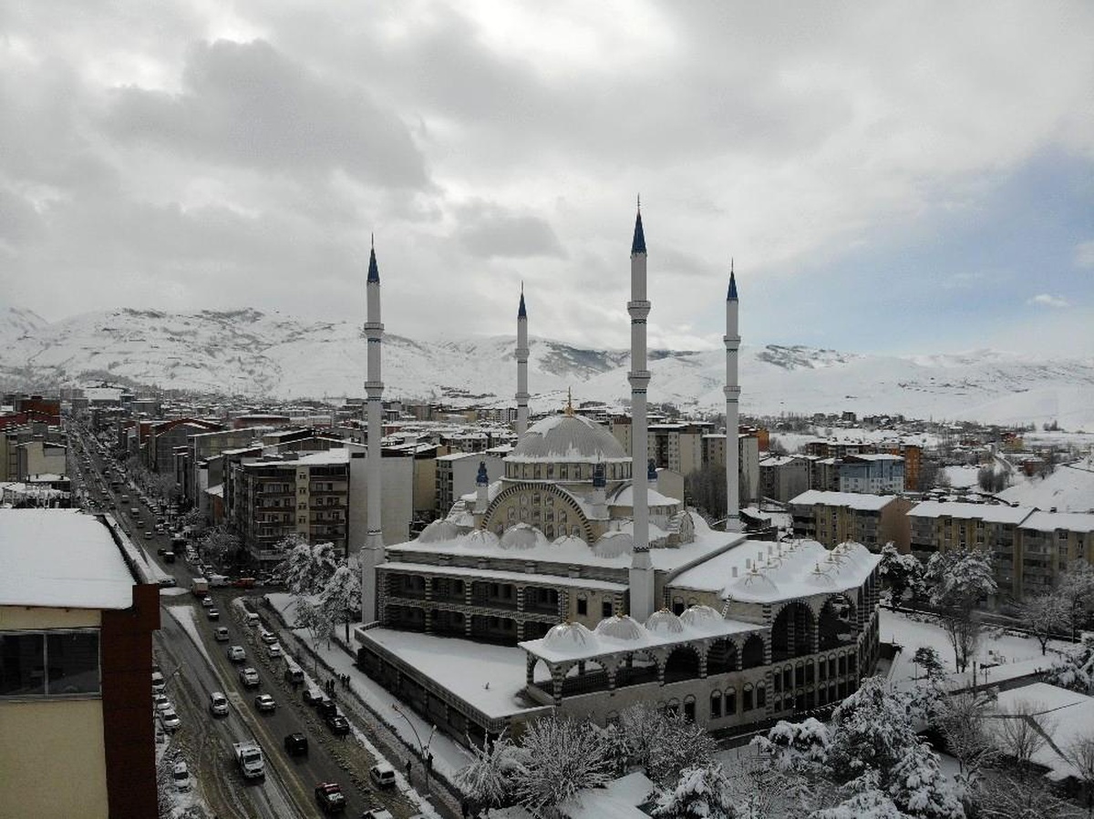 Muş\'ta kartpostallık kış manzaraları