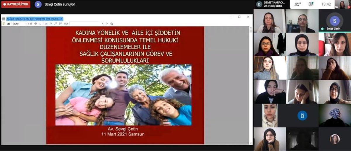 OMÜ\'de hemşirelere \'şiddetin\' hukuksal boyutu anlatıldı