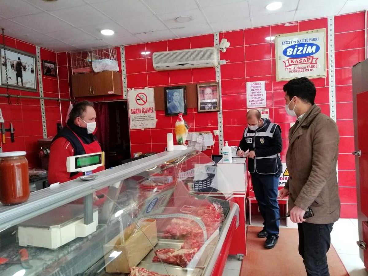 Samsun\'da pandemi tedbirlerine uymayan 131 iş yerine ceza