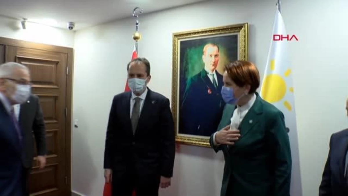 ANKARA-Erbakan, Akşener\'i ziyaret etti