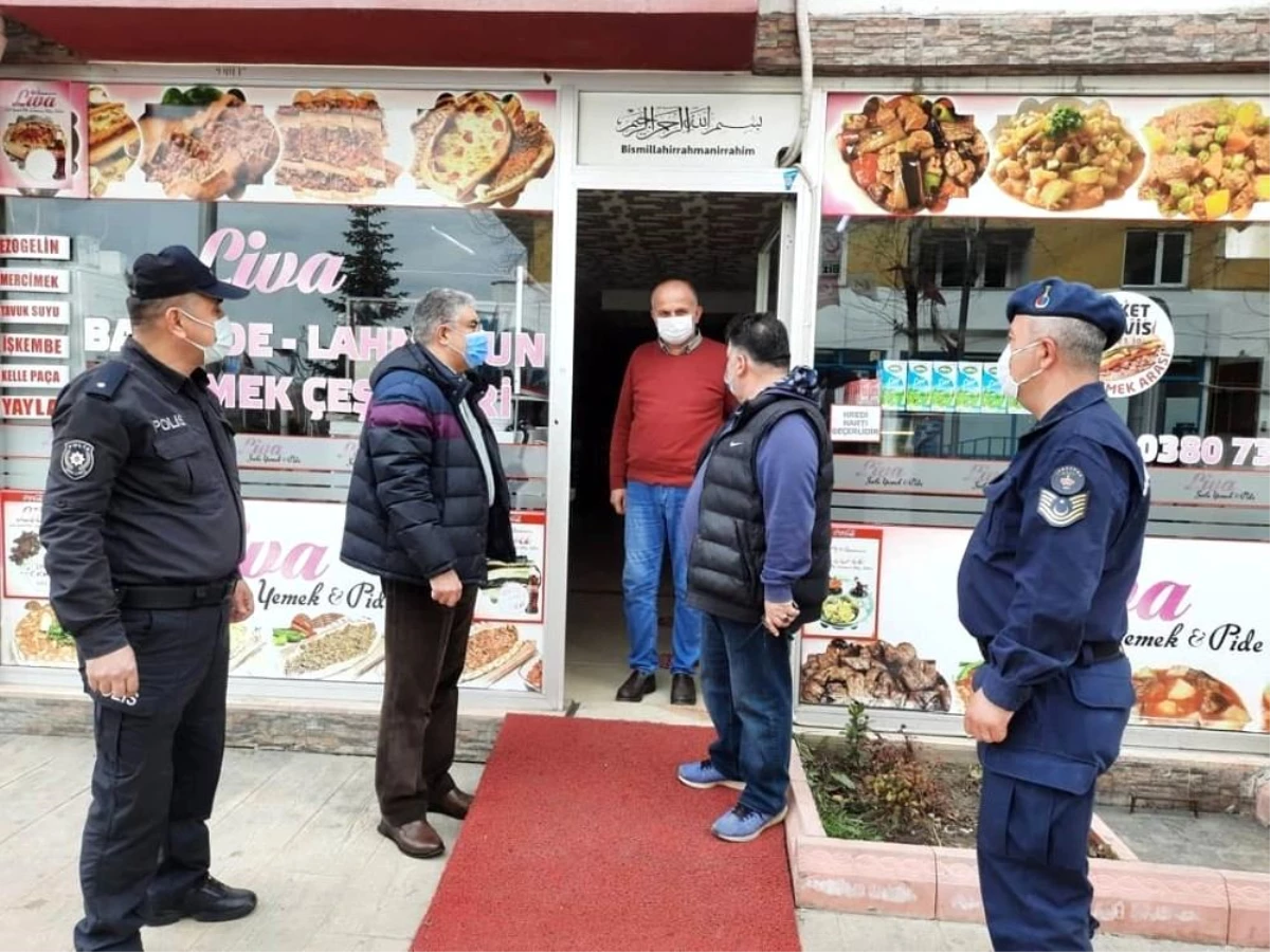 Kaymakam tebdili kıyafet sokağa çıktı denetim yaptı