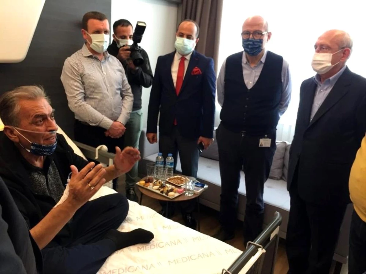 Son dakika haber: - Kılıçdaroğlu\'ndan yangında dumandan etkilenen Başkan Uygur\'a hastanede ziyaret