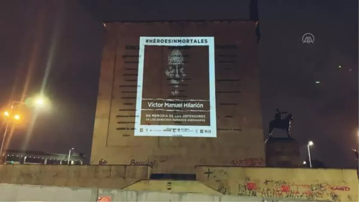 Kolombiya\'da öldürülen insan hakları savunucuları anıldı