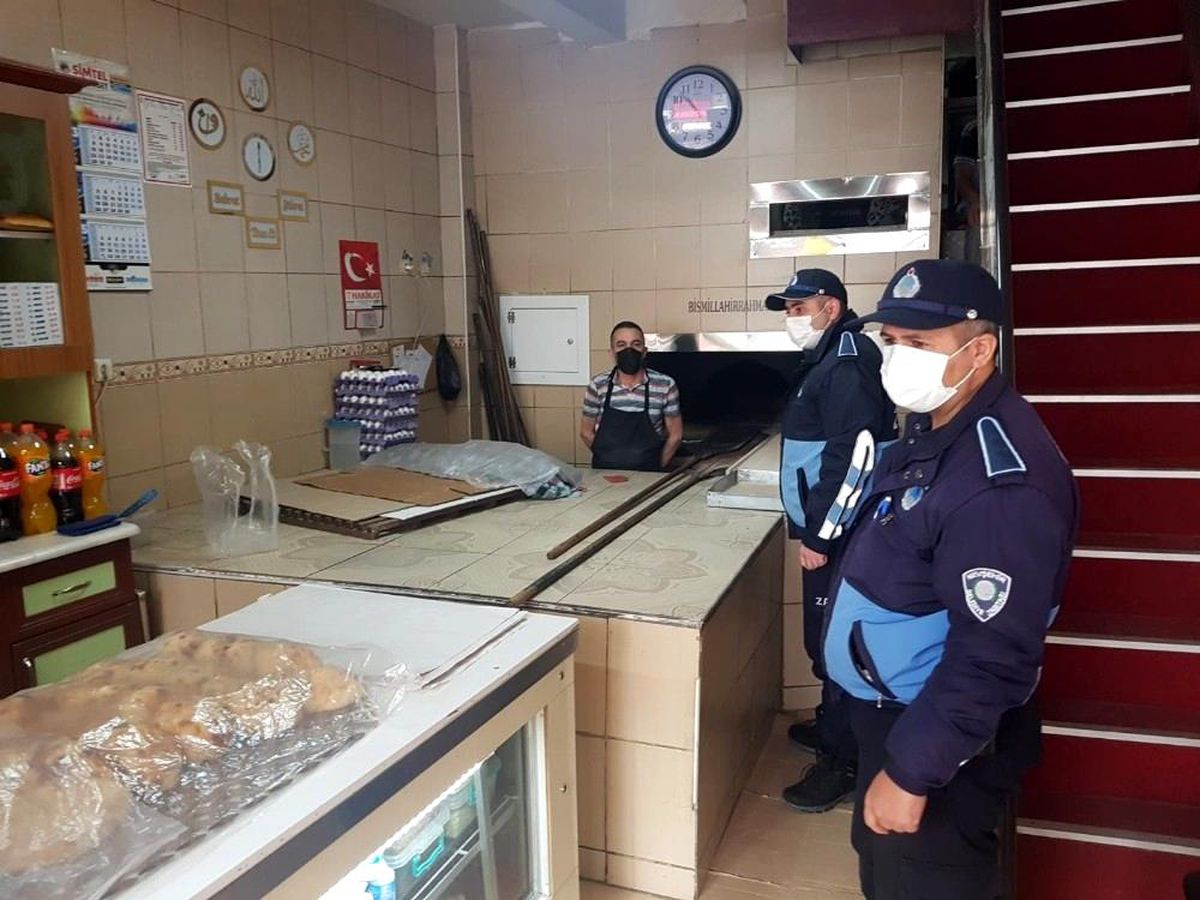 Nevşehir\'de zabıta ekipleri Kovid-19 denetimlerini sürdürüyor