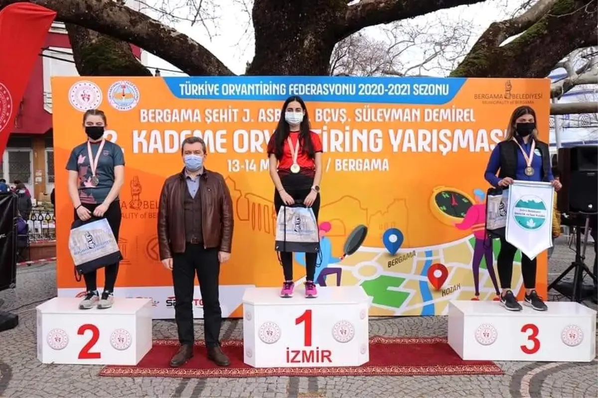 Oryantiring yarışları Bergama Kozak Yaylası\'nın eşsiz doğasında yapıldı