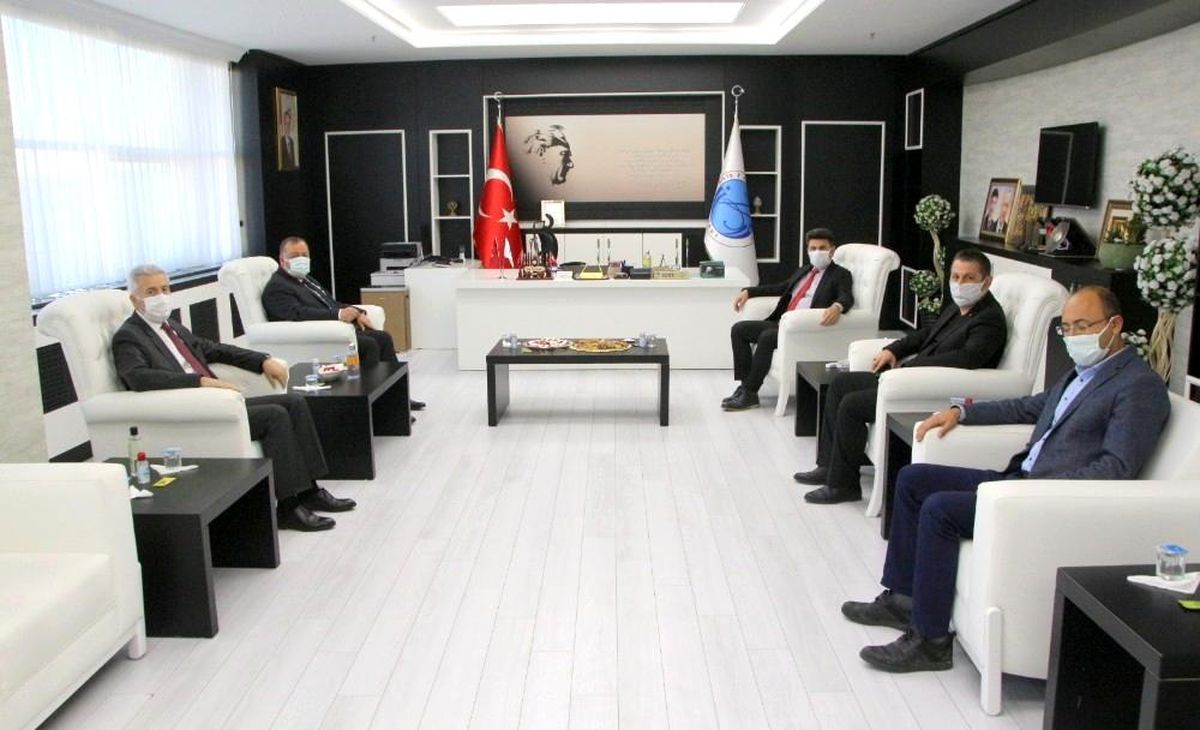 Ramazan\'dan Rektör Kaacoşkun\'a hayırlı olsun ziyareti