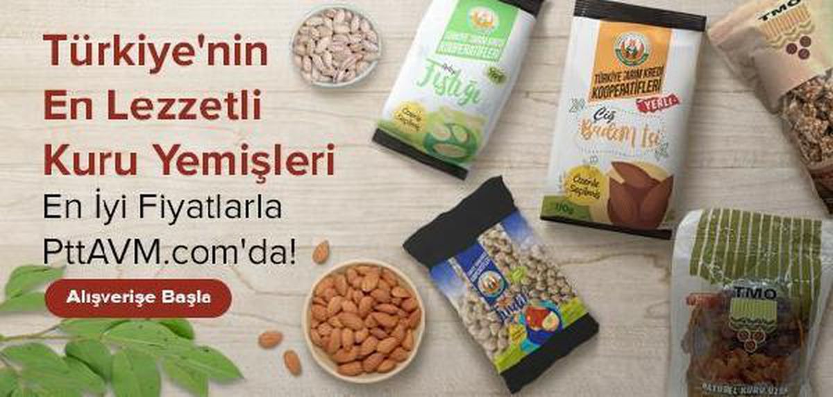 Birlik ve Kooperatif kuruyemişleri PttAVM.com\'da satışa sunuldu