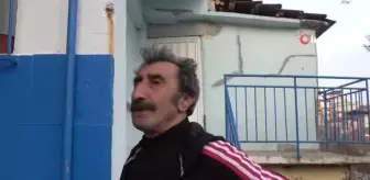 Evde düşüp felç geçiren yaşlı şahsı kiracısının dikkati kurtardı