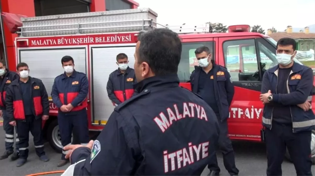 Malatya itfaiyesinden Gölbaşı itfaiyesine eğitim