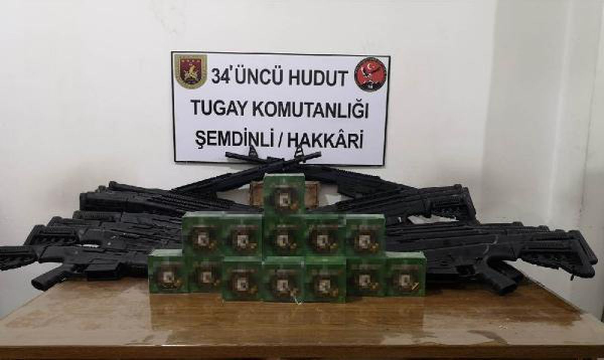 MSB: Hakkari\'de 111 adet av tüfeği ele geçirildi