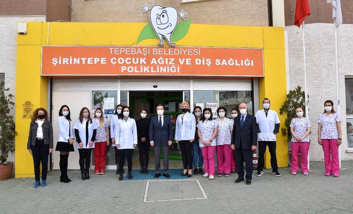 Tepebaşı\'nda çocuklar sağlıkla gülümsüyor