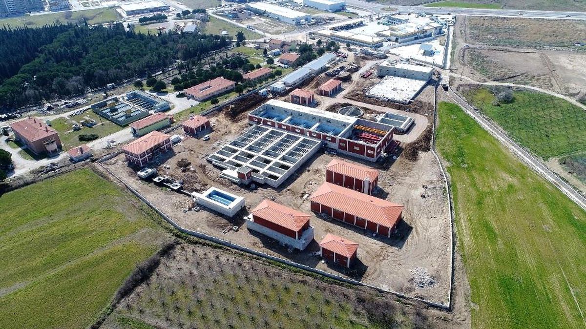 Çanakkale içme suyu 2. kademe arıtma tesisinde çalışmalar devam ediyor
