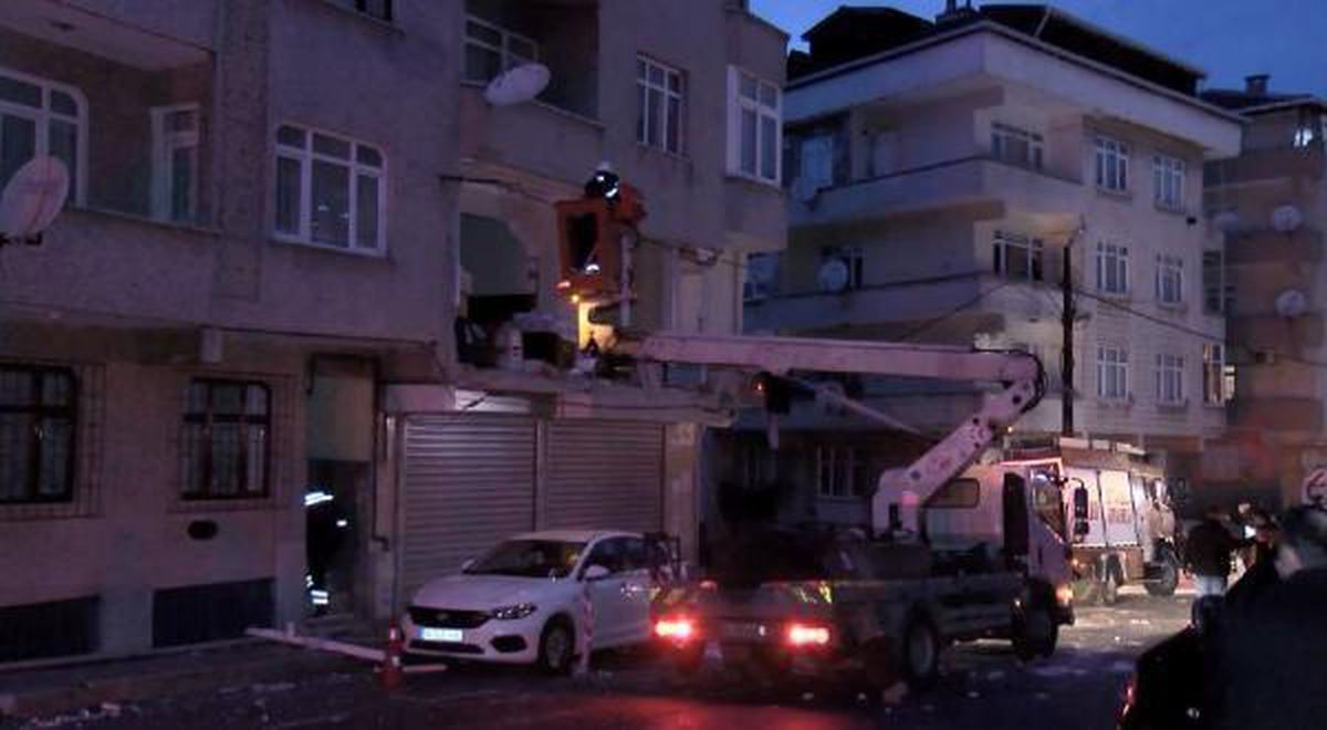 (Gaziosmanpaşa\'da binada patlama: 1 yaralı
