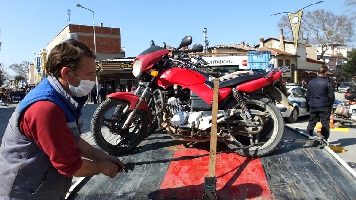 Son Dakika | Havran\'da tescilsiz motosikletlere geçit yok
