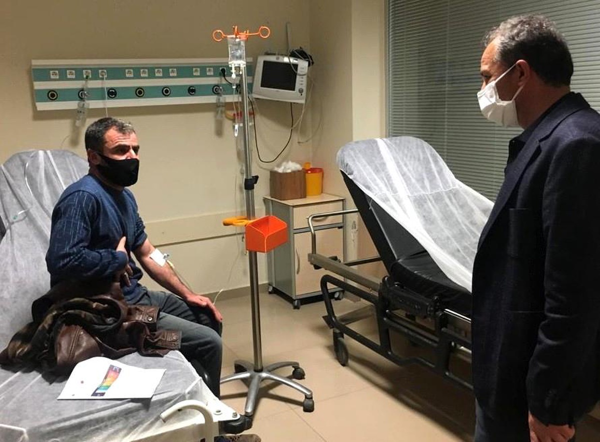 Kılınç\'tan hastalara ve sağlık personeline moral ziyareti