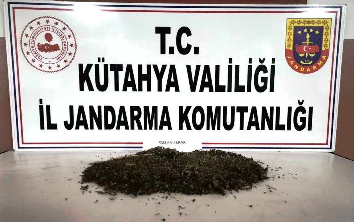 Kütahya\'da 640 gram esrar ele geçirildi