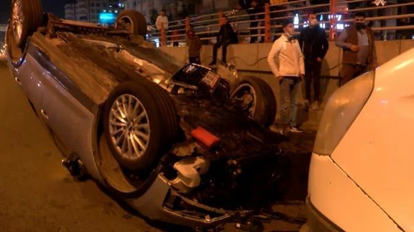 Son Dakika | Makas atan otomobilin neden olduğu kazada 9 kişi yaralandı